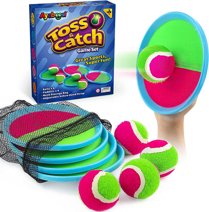 Toss and Catch Ball Game Outdoor Toys for Kids Games Beach Pool Toys Outdoor Yard Games for 3 4 5 6 7 8+ Year Old Boys Girls Birthday Valentine'S Day Gift Easter Basket Stuffers (Upgraded)